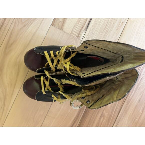 Men's VtG Antique Black-Mahogany Ice Skates size 6 - Picture 6 of 6